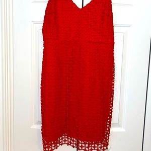 Red Lulu’s dress